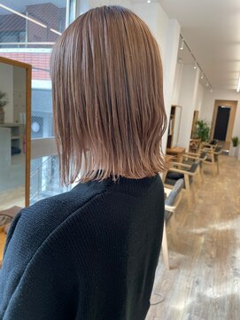 セイドット オモテサンドウ(Say. omotesando) Say.ミディアムウルフカットヘーゼルグレージュオリーブグレー