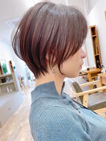 セイドット オモテサンドウ(Say. omotesando)&nbsp;Say.くびれショート丸みショートオリーブグレー暗めカラー表参道