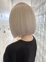 サンクプロジェクト(cinq PROJECT)&nbsp;原宿韓国顔周りレイヤーミルクティーベージュホワイトブロンド