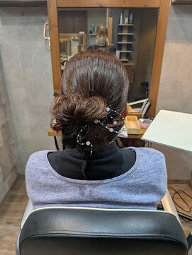 お着物にあうヘアセット