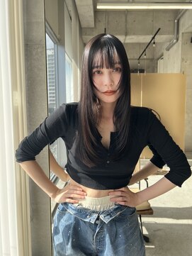 フェス カットアンドカラーズ(FESS cut&colors) レイヤーナチュラルストレート20代後半30代大人女性/イメチェン