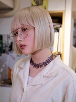 ピープル(people)&nbsp;【KATO】ホワイトカラー/ホワイトブロンド/ボブ