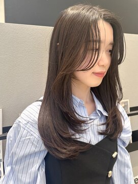 ケーツー あべのキューズモ-ル店(K-two) レイヤーカット*顔周りレイヤー*髪質改善*かきあげロングヘア