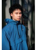 大人男子×ピンパーマ