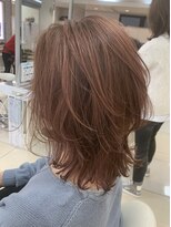 クオール(Quol)&nbsp;【ミディアムレイヤー】春先取りピンク　　片野