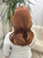 カノン(kanon hair&beauty)&nbsp;オレンジベージュ/ダブルカラー/ブリーチ/カラー