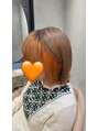 ラフィスヘアー プアナ 小田原店(La fith hair puana) ベージュ×オレンジ