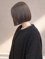 ロマリア ヒルズ 表参道 原宿(Lomalia HILLS)&nbsp;イメチェン/艶カラーグレージュボブ/前髪/[表参道/原宿]