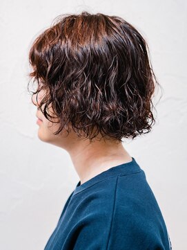 ヘアークラフト(Hair Craft) ボブパーマ×フェイスレイヤー【岡山/問屋町】ゆるふわパーマ