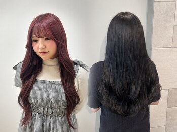 メロウバイケンジ(mellow by KENJE)の写真/《自然に馴染むシールエクステ》長さも、ボリュームも理想通り♪イメチェンもお任せ◎