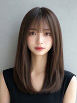 カグヤ 高柳店(Kaguya)&nbsp;艶髪ロング×くすみベージュ