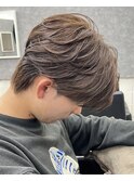 韓国マッシュシースルーセンターパートダウンパーマカルマパーマ