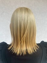 ヘアーラニッシュ 柏の葉キャンパス店(hair Lanish)&nbsp;ダブルカラー/20代30代40代/ゴールドブロンド