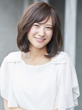 ナナナ パレナ 宝塚店(nanana parena) 美肌にみえる上品な暗髪ロブスタイル ◆☆