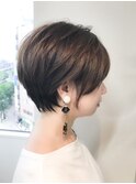 【Elsa元町・三宮】フェミニンショート×ノーブルベージュ
