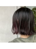 ピンクチラ見えきりっぱなしボブ