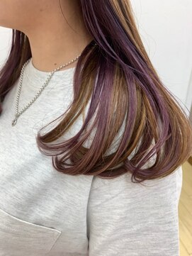 スパークス(SPARKS) ミルクティーカラー×インナーラベンダー