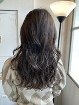 ヘアーエポック(hair epoque) アッシュグレージュ_毛先パーマことりベージュ