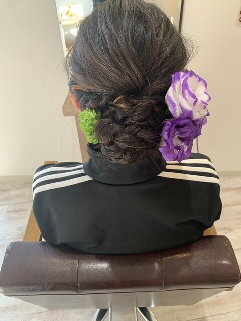 卒業式ヘアアレンジ