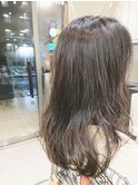 白髪ぼかしハイライト＋グレージュカラー