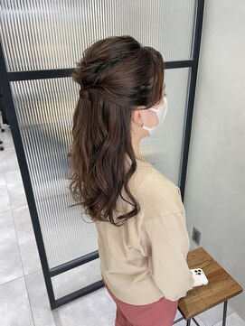 フェリア 松山(Feria) 【Feria松山】大人ウエーブ×ハーフアップ-相原愛梨-