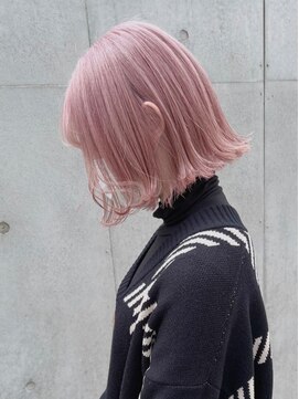 ベレーザシェルト(Beleza scelto) ba863透明感ニュアンスカラーアッシュピンクAラインボブロブヘア