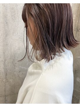 イデア(idea) #切りっぱなしボブ#グレージュ#日比野未奈