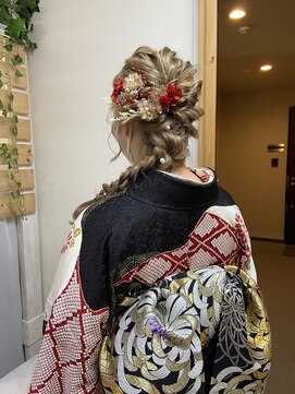 ロカット サロン(Roquat Salon) あみおろし成人式着付けヘアセット【立川/立川南/卒業式袴】