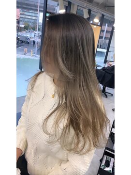 ラフ 難波店(LAFF) #黒髪#ボブルフ#ネビージュ#小顔#ワンレン