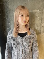 ハマモト&nbsp;顔まわりのレイヤースタイル