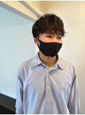 メンズ簡単スタイリングパーマ