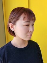 シャロン(SHARON)&nbsp;【SHARON原宿】ブリーチなしオレンジ×フィットボブ