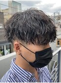 ツイストスパイラルパーマツイストパーマメンズパーマ刈り上げ