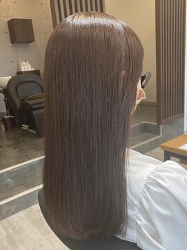 アトリエコア(Atelier Coa) 髪質改善トリートメントミルクティーベージュカラーくびれヘア