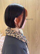 ヘアーポケットメリー(HAIR POCKET merry) オレンジのインナーカラー