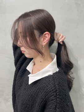 ヘアサロン ドット トウキョウ カラー 町田店(hair salon dot. tokyo color) 切りっぱなしボブ/エアリーロング/美髪/ピンクブラウン/町田