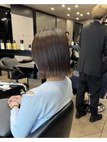 ハルキ ミナト ジャパン オオサカ(HARUKI MINATO japan OSAKA)&nbsp;外ハネボブ 20代30代40代ヘア 小顔 大阪ボブ 梅田