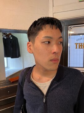 ビーバイエイトジェンツ(Bee by EIGHT GENTS) MEN'S HAIRウルフアッシュブラックカルマパーマベリーショート