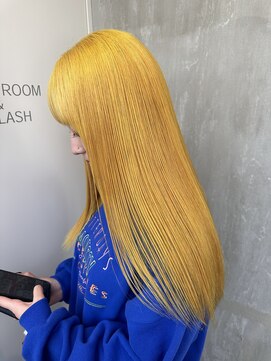 トテ(tote.) ハイトーンブリーチカラーイエローカラー艶髪