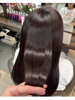 ラプチャー(RAPTURE) 髪質改善カラーで艶感のあるレッドブラウンニュアンスカラー