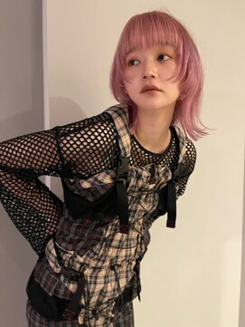 ペレ 渋谷(PELE) 前髪/アンブレラカラー/こなれミディ/イメチェン/ウェーブパーマ