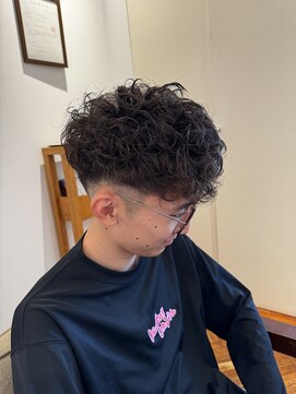 アンソル オブ リシェール(N'SOL of RICHAIR) ベリーショート/ダークアッシュ/ニュアンスパーマ/韓国マッシュ