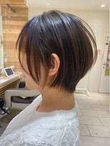 ティダスマイル ふじみ野店(tida smile) イヤリングカラー×ショートボブ