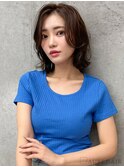 20代・30代_大人可愛い_エアリーミディ