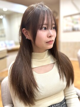 フルブルーム 東林間(fullbloom) レイヤーカット似合わせカットケアカラーベージュカラー