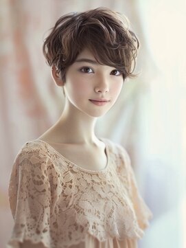 アルトリスト(Altruist Aging×HAIR&SPA) ☆イメチェンピンクベージュアンブレラカラー前髪クールショート