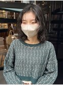 【三ツ井純】透明感カラー 20代 ニュアンスパーマ レイヤー