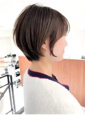 ハイライトバレイヤージュダブルカラーショートカット30代40代
