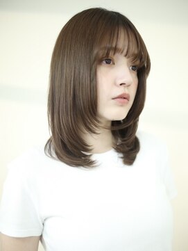 ヨファヘアー 岡本店(YOFA hair) 似合わせカット20代30代40代50代レイヤーカットミディアム0501