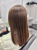 ネウィ 所沢(newi)&nbsp;透け感ベージュ×艶ストレート